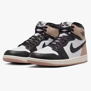Jordan Women's 1 Retro HI OG Black/Legend MD Brown-White Woman’s size 10.5 Men 9